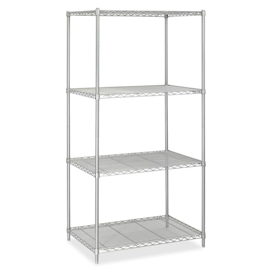 5288BL Industrial Wire Shelving - 36.0" x 24.0" x 72.0" - Steel - 4 x Shelf(ves) - Adjustable Shelf, Durable