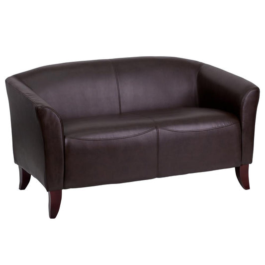 HERCULES Imperial Series Brown LeatherSoft Loveseat