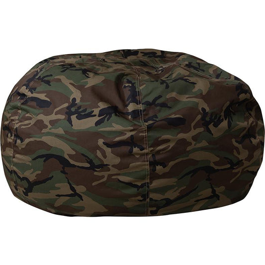 Oversized Camouflage Bean Bag Chair for Kids and Adults