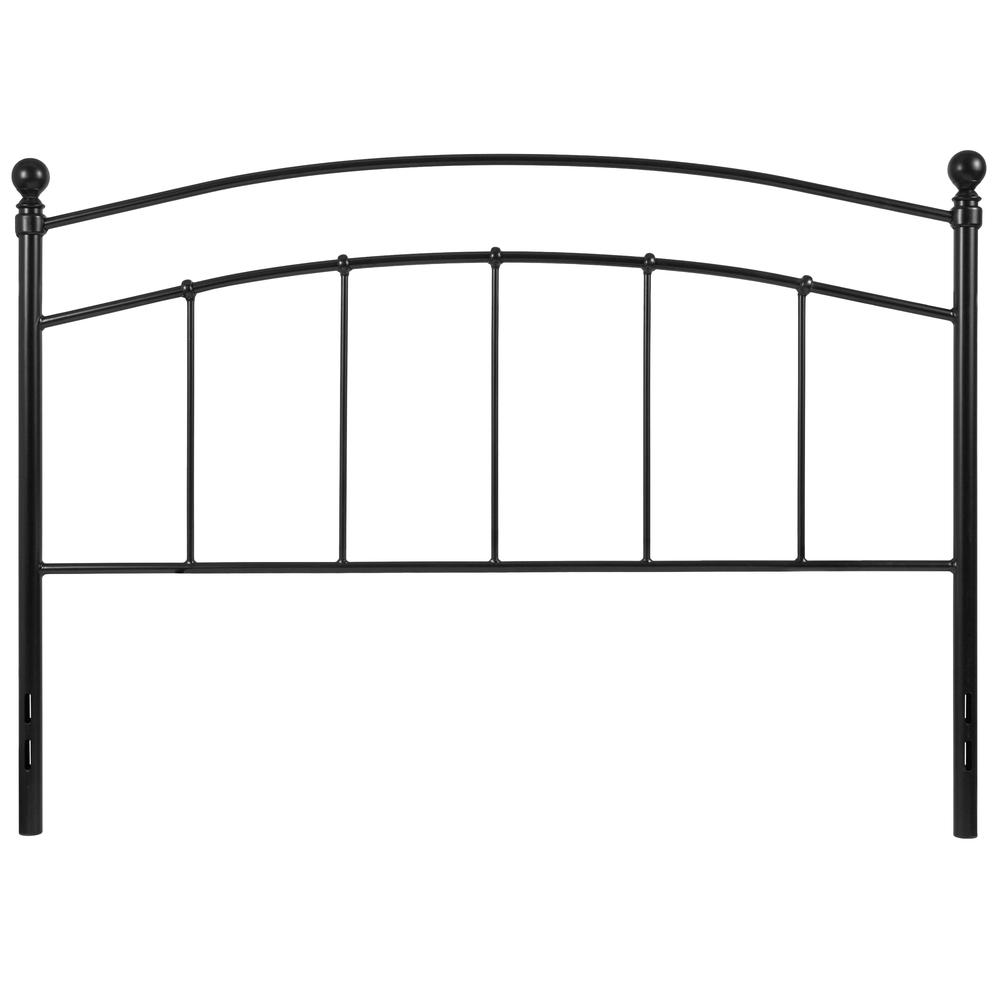 Woodstock Decorative Black Metal Queen Size Headboard