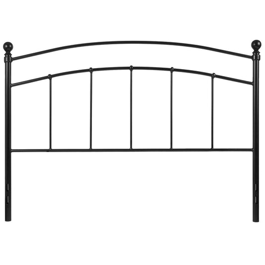 Woodstock Decorative Black Metal Queen Size Headboard