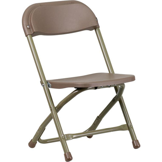 Kids Brown Plastic Folding Chair