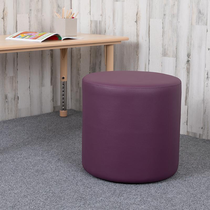 Soft Seating Collaborative Circle for Classrooms and Common Spaces - 18" Seat Height (Purple)