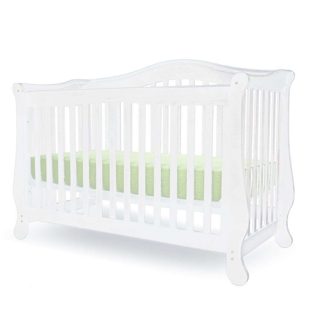 The Brentwood 4 in 1 Convertible Full Sized Wood Crib, White