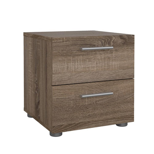 Austin 2 Drawer Nightstand, Truffle