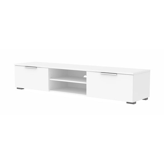 Match TV Stand, White High Gloss