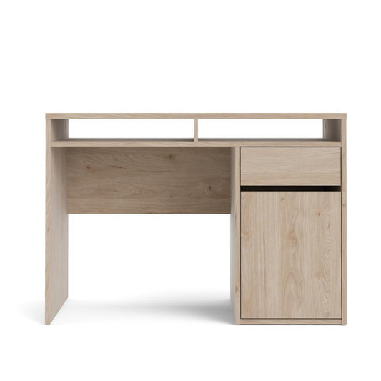 Willis 1 Drawer, 1 Door Desk, Jackson Hickory