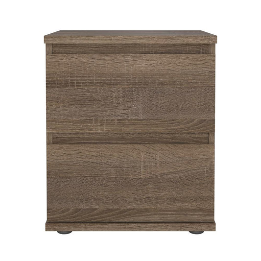 Aurora 2 Drawer Nightstand, Truffle