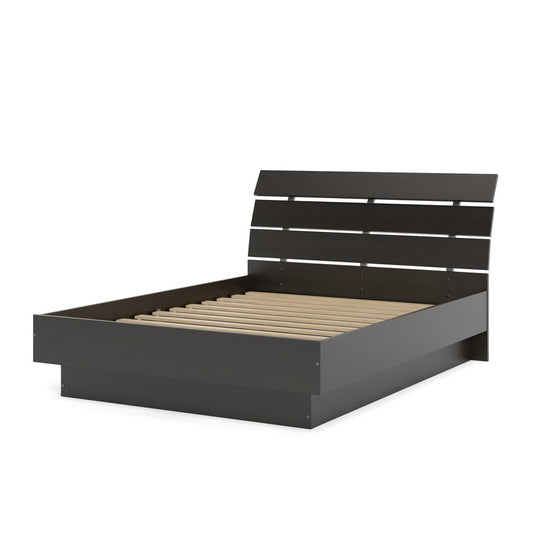 Scottsdale Queen Bed with Slat Roll, Coffee