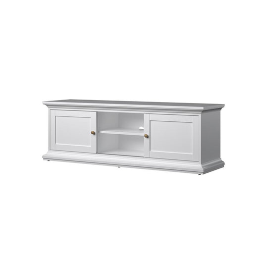 Sonoma 2 Sliding Door TV Stand, White