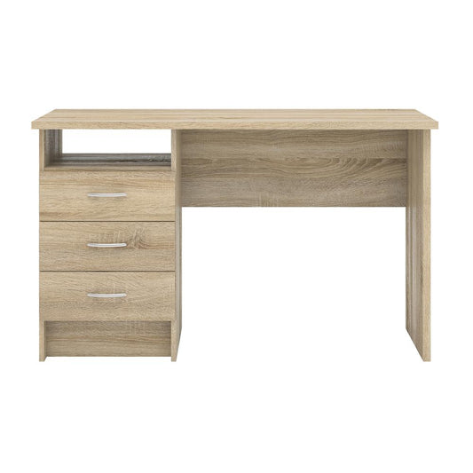 Desk with 3 Drawers, Oak