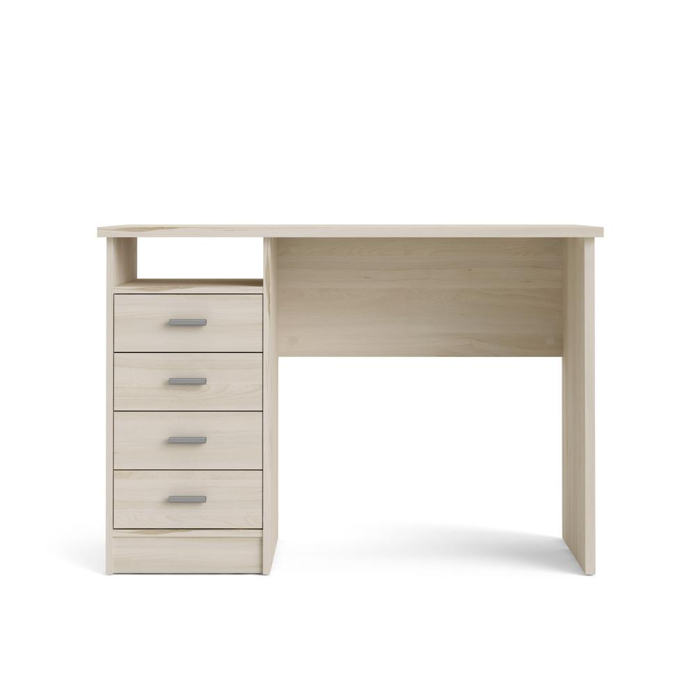 Warner Desk with 4 Drawers, Light Woodgrain