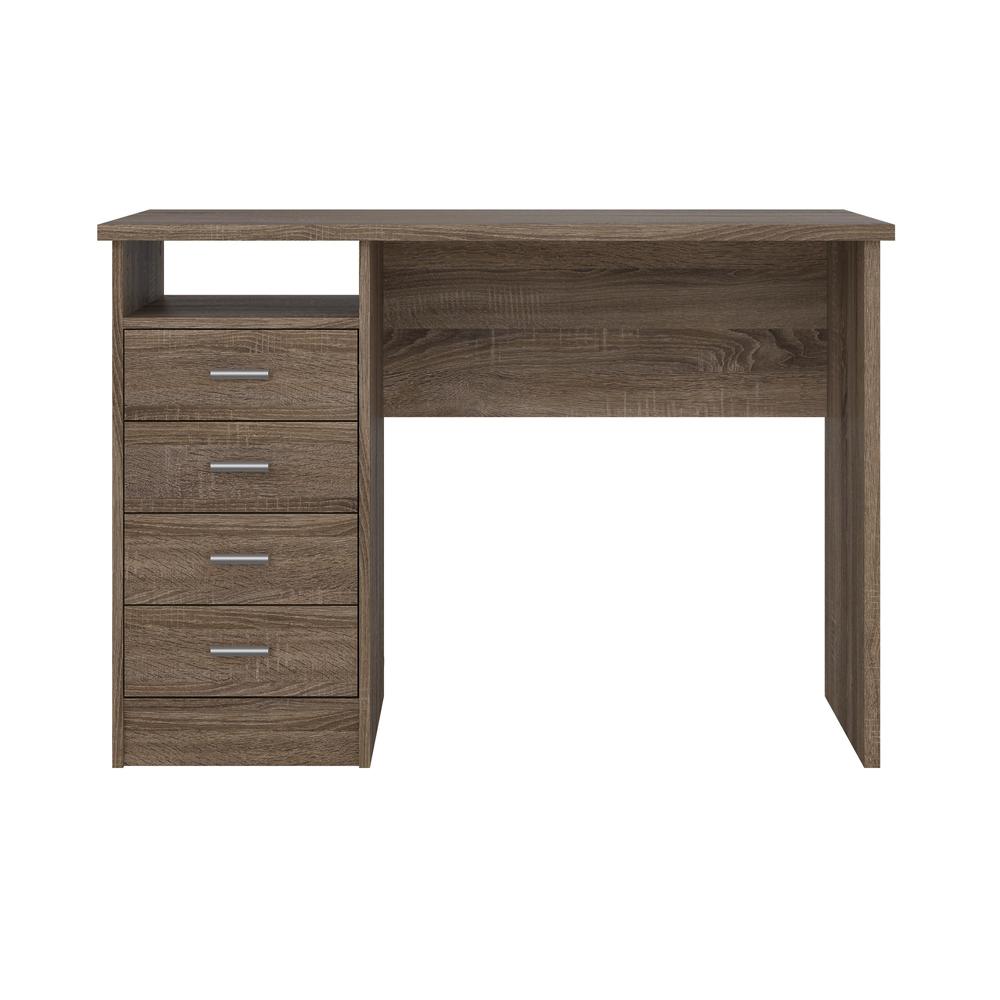 Warner Desk with 4 Drawers, Truffle