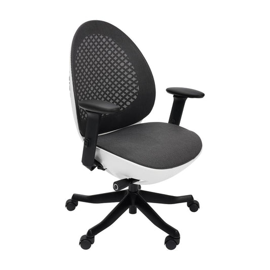 Techni Mobili Deco LUX Executive Office Chair, White