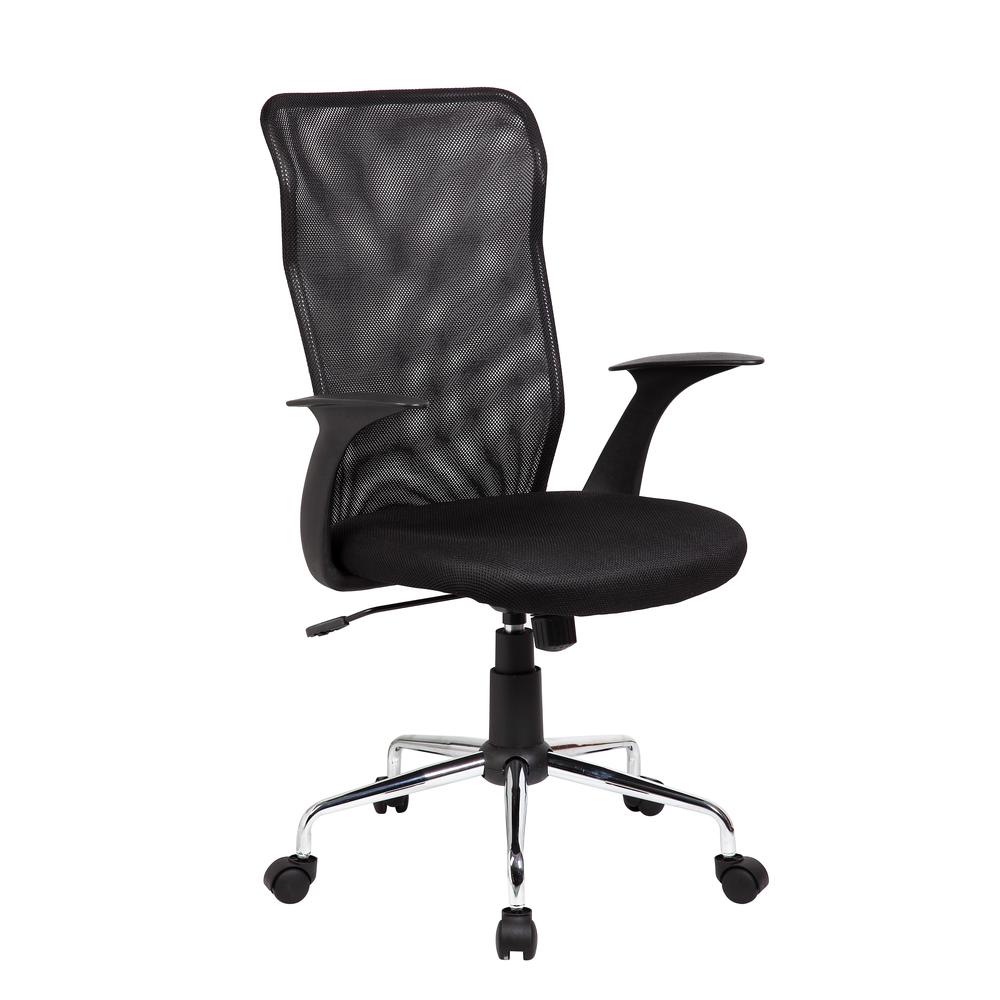 Medium Back Mesh Assistant Office Chair. Color: Black