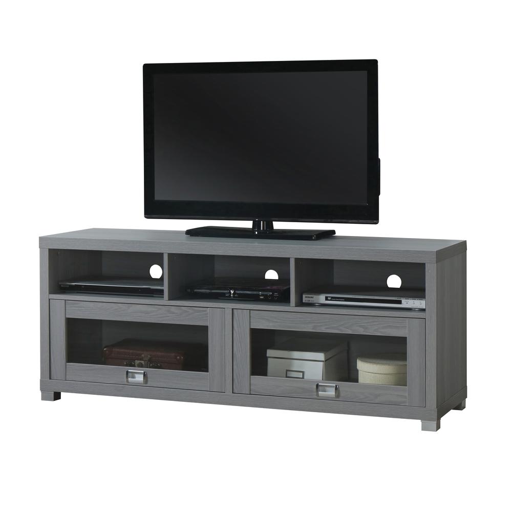 Durbin TV Stand for TVs up to 60in, Grey