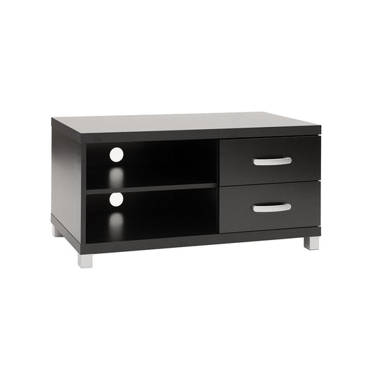 Modern TV Stand with Storage For TVs Up To 40". Color: Black