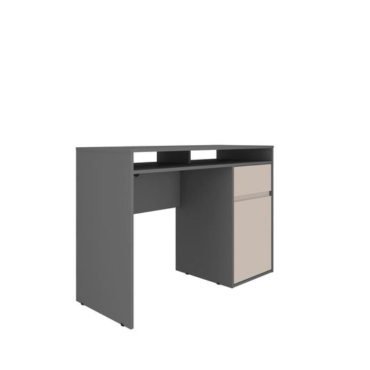 Techni Mobili Home Office Workstation with Storage, Grey