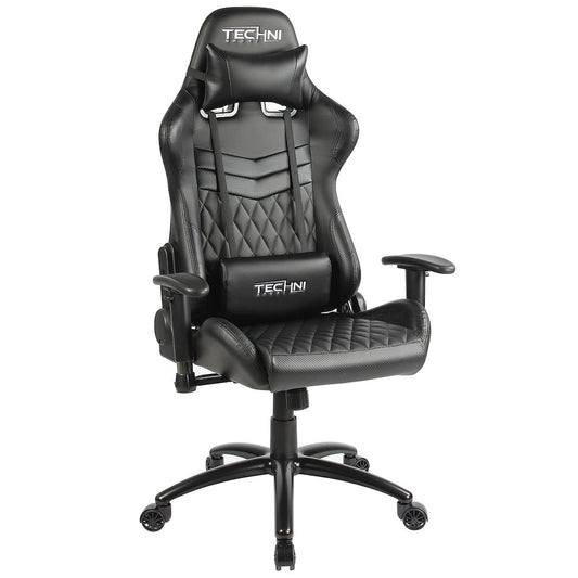 Techni Sport TS-5100 Ergonomic, High Back, Racer Style, Video Gaming Chair, Black