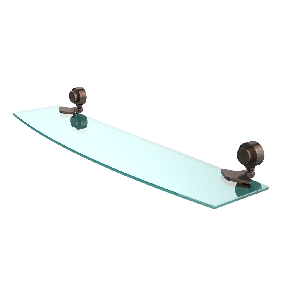 433/24-VB Venus Collection 24 Inch Glass Shelf, Venetian Bronze