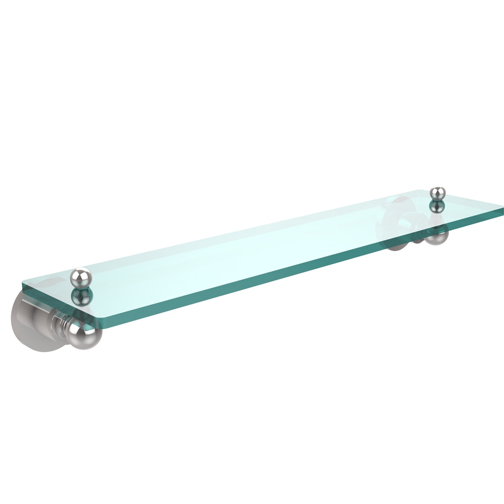 AP-1/22-PC Astor Place 22 inch Glass Vanity Shelf with Beveled Edges, Polished Chrome