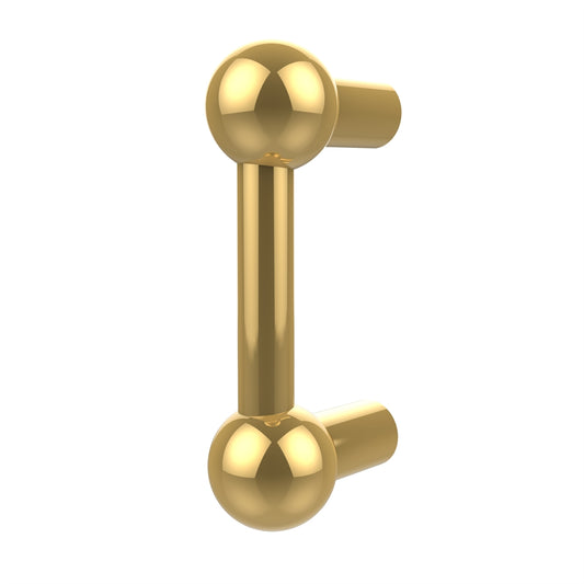 B-20-PB 3 Inch Cabinet Pull, Polished Brass