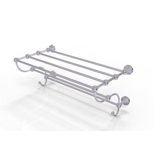 DT-HTL/24-5-PC Dottingham Collection 24 Inch Train Rack Towel Shelf, Polished Chrome