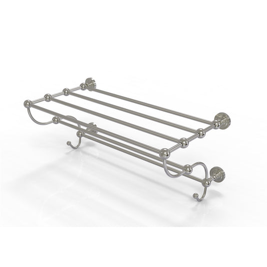 DT-HTL/36-5-SN Dottingham Collection 36 Inch Train Rack Towel Shelf, Satin Nickel