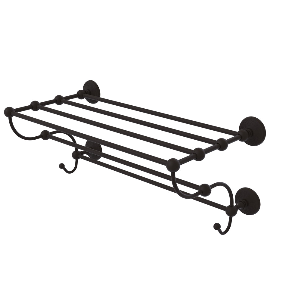 PMC-HTL/24-5-ORB Prestige Monte Carlo Collection 24 Inch Train Rack Towel Shelf, Oil Rubbed Bronze