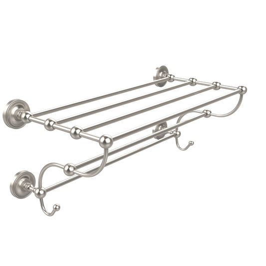 PR-HTL/24-5-SN Prestige Regal Collection 24 Inch Train Rack Towel Shelf, Satin Nickel