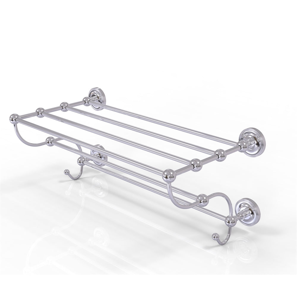 PR-HTL/36-5-PC Prestige Regal Collection 36 Inch Train Rack Towel Shelf, Polished Chrome