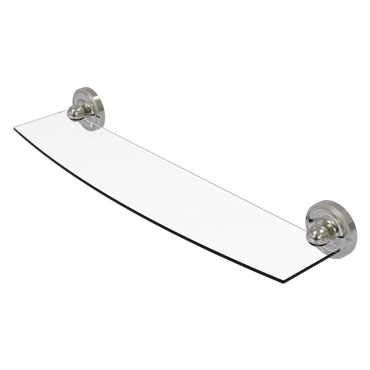 R-33/24-SN Regal Collection 24 Inch Glass Shelf, Satin Nickel