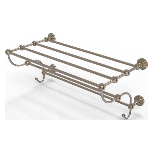 WP-HTL/24-5-PEW Waverly Place Collection 24 Inch Train Rack Towel Shelf, Antique Pewter