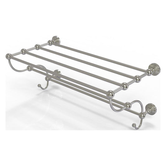 WP-HTL/24-5-SN Waverly Place Collection 24 Inch Train Rack Towel Shelf, Satin Nickel