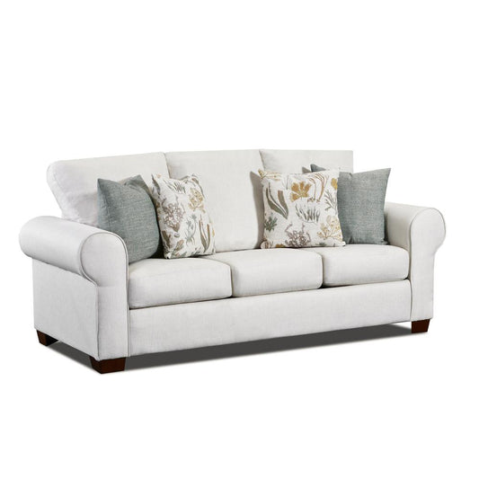 Living Room Beaujardin Sofa Sleeper with Four Throw Pillows