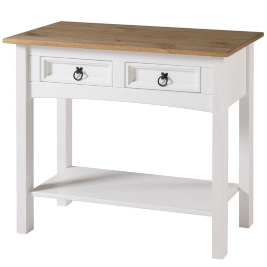 Model COW934 Cottage Series Wood Hall Table in Corona Snow