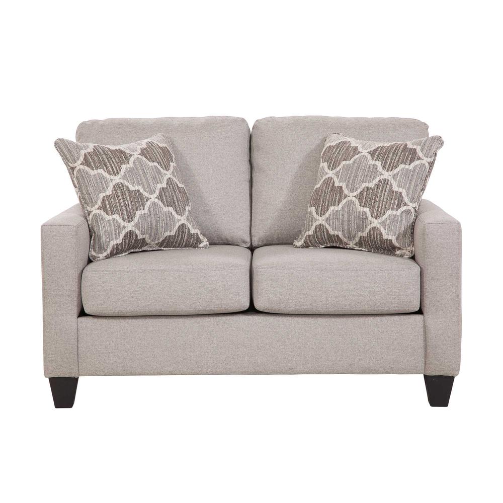 American Furniture Classics Loveseat with Two Accent Pillows