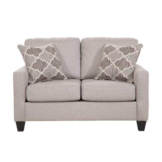 American Furniture Classics Loveseat with Two Accent Pillows