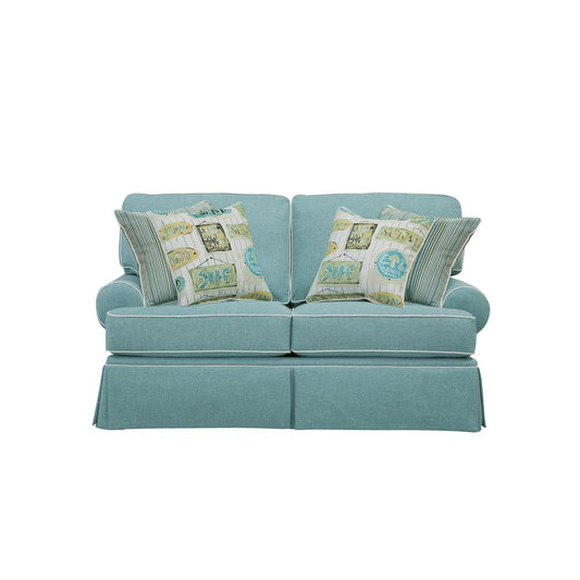 American Furniture Classics Loveseat with Four Accent Pillows