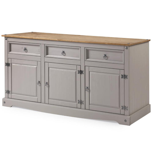 Model COG917 Cottage Series Wood Buffet Sideboard in Corona Gray