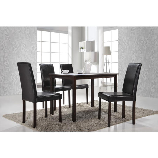 Baxton Studio Andrew 5-Piece Modern Dining Set