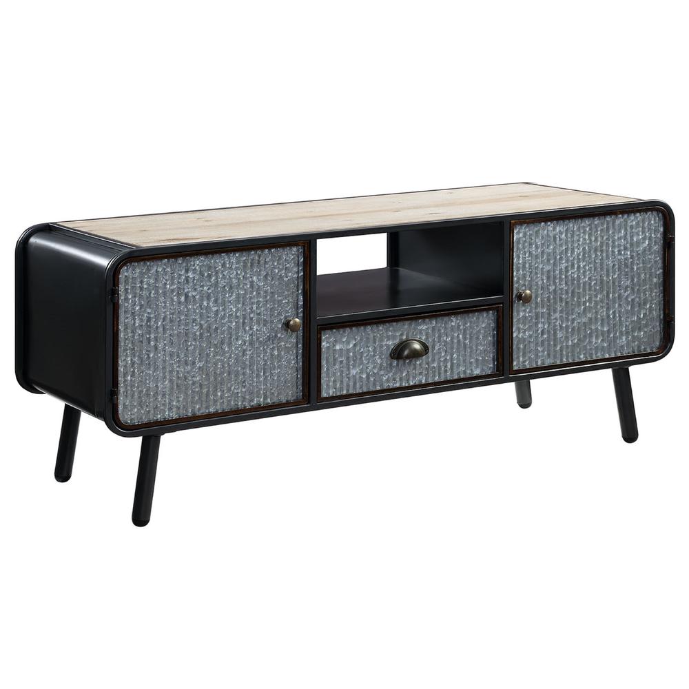 ENTERTAINMENT STAND W/2 DOORS AND 1 DRAWER