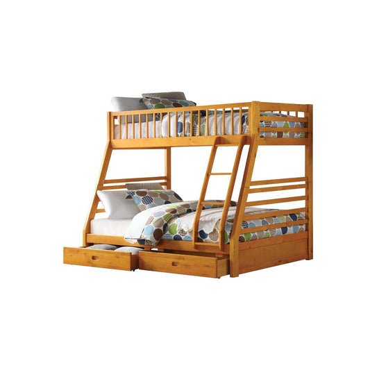 Jason Twin/Full Bunk Bed & Drawers, White (1Set/2Ctn)