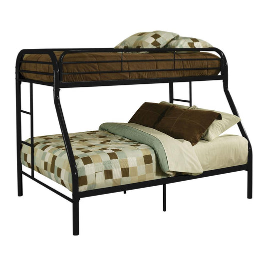 Tritan Twin XL/Queen Bunk Bed, Black