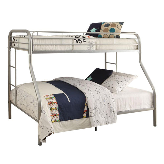 Tritan Twin XL/Queen Bunk Bed, Silver