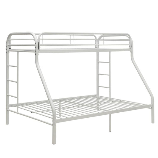 Tritan Twin XL/Queen Bunk Bed, White