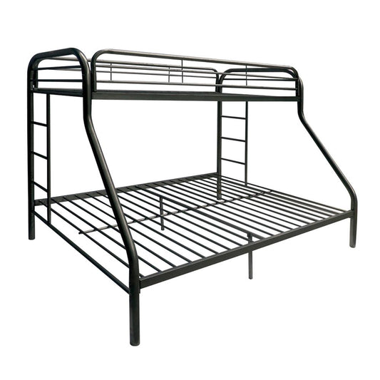 Tritan Twin/Full Bunk Bed, Black