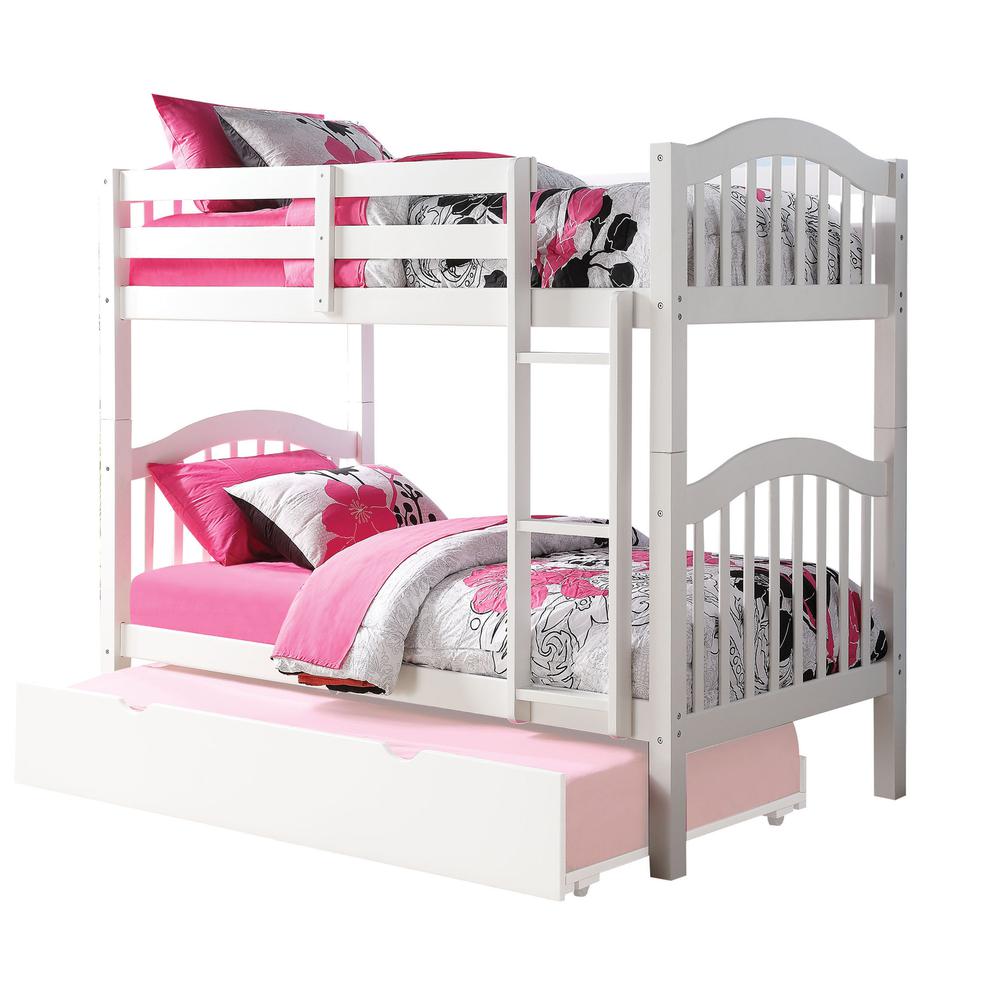 Heartland Twin/Twin Bunk Bed, White (1Set/2Ctn)