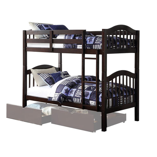 Heartland Twin/Twin Bunk Bed, Espresso (1Set/2Ctn)