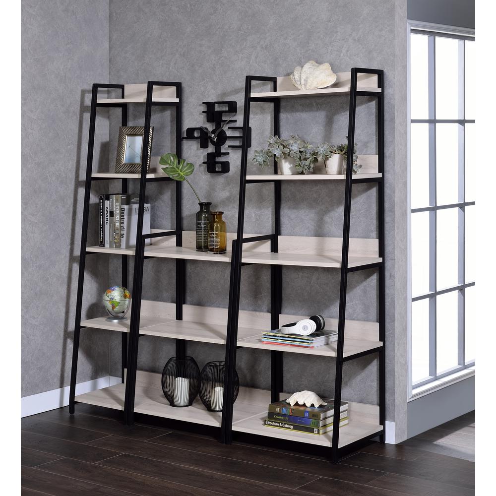 Bookshelf (5-Tier, 23"L), Natural & Black 92674